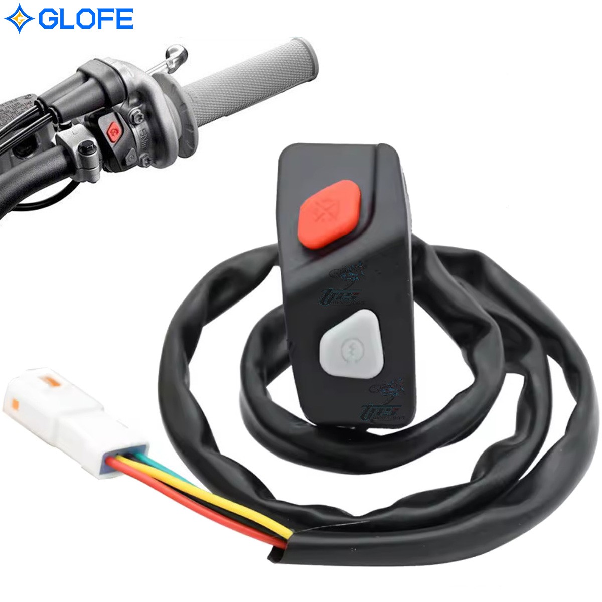 For KTM Husqvarna Gas Gas 23-24 Motorcycle Engine Kill Start Stop Switch Button