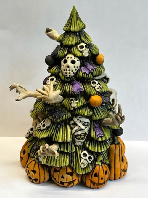 Neil Eyre Eyredesigns Halloween Horror Tree Ghost Pumpkin Vampire Dracula Witch