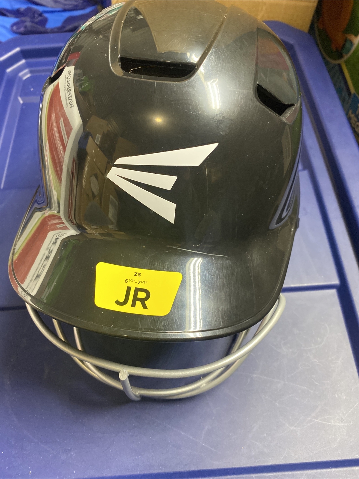Easton Z5 Batting Helmet w/Mask - JR Black NEW/w Scratches