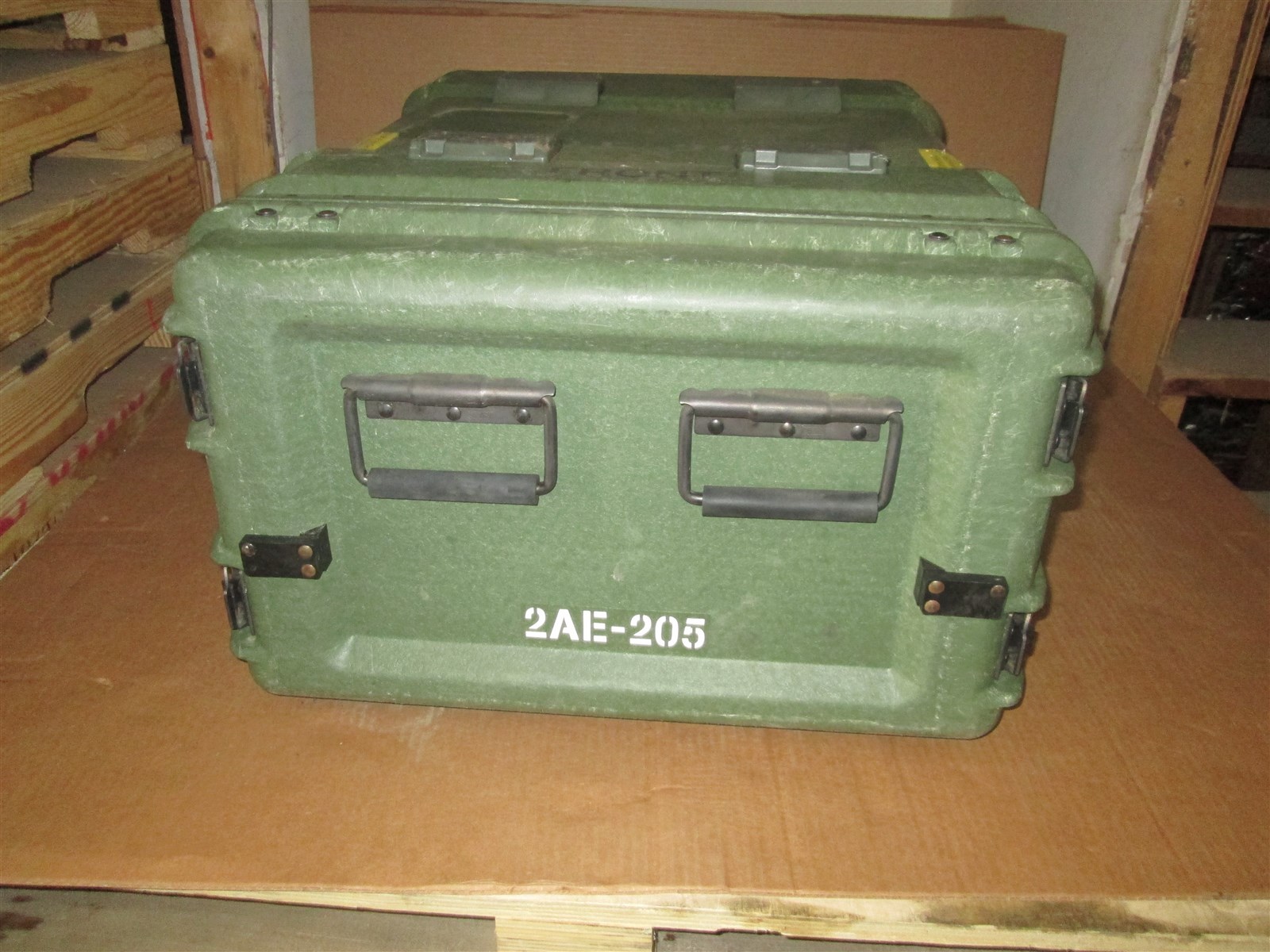 Rackmount 06U 19x20 ECS Legacy Shockmount Shock Rack Hard Case Electronics GrnVG