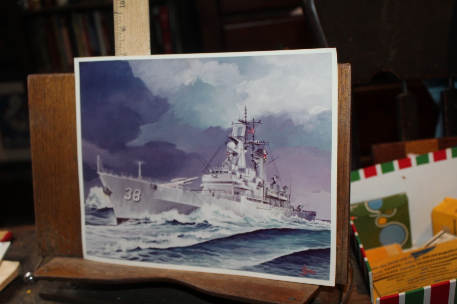 8x10 Art Print US Navy Destroyer USS Luce (DDG-38)