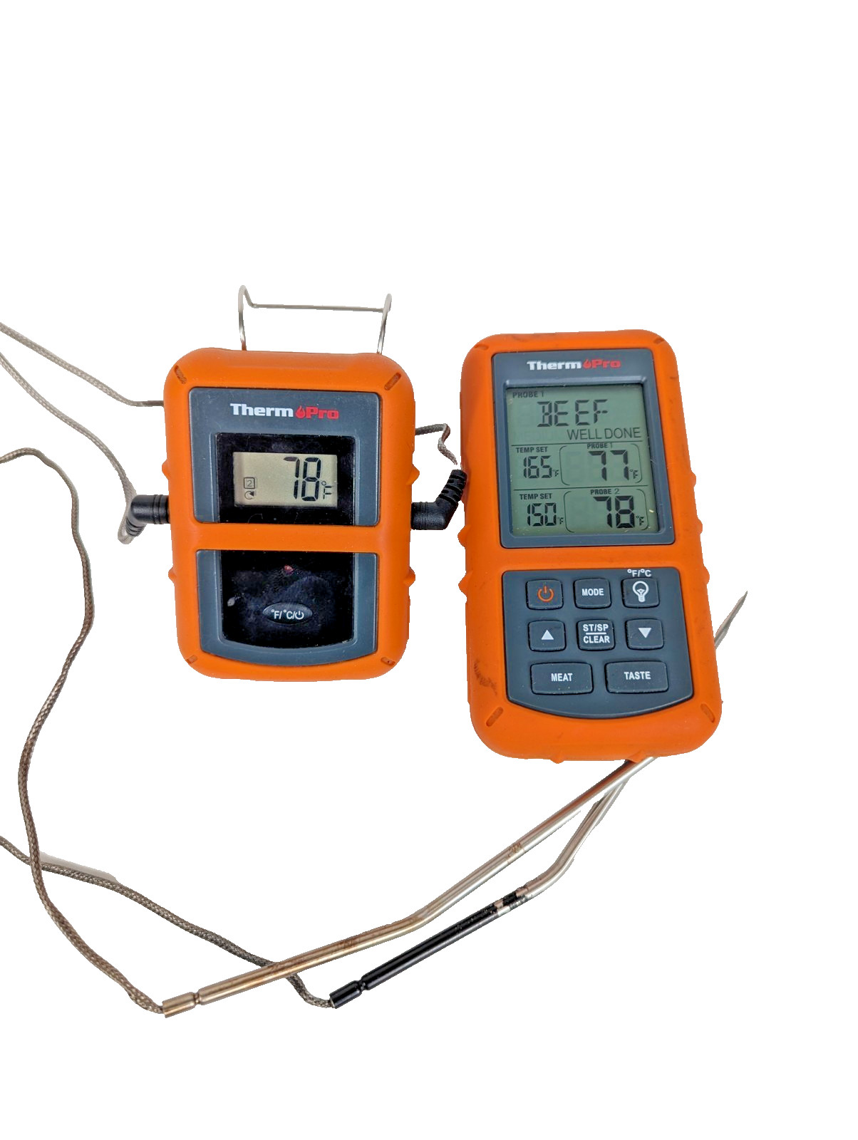 ThermoPro TP-20 Dual Probe Wireless Meat Thermometer BBQ Smoker Grill Tested