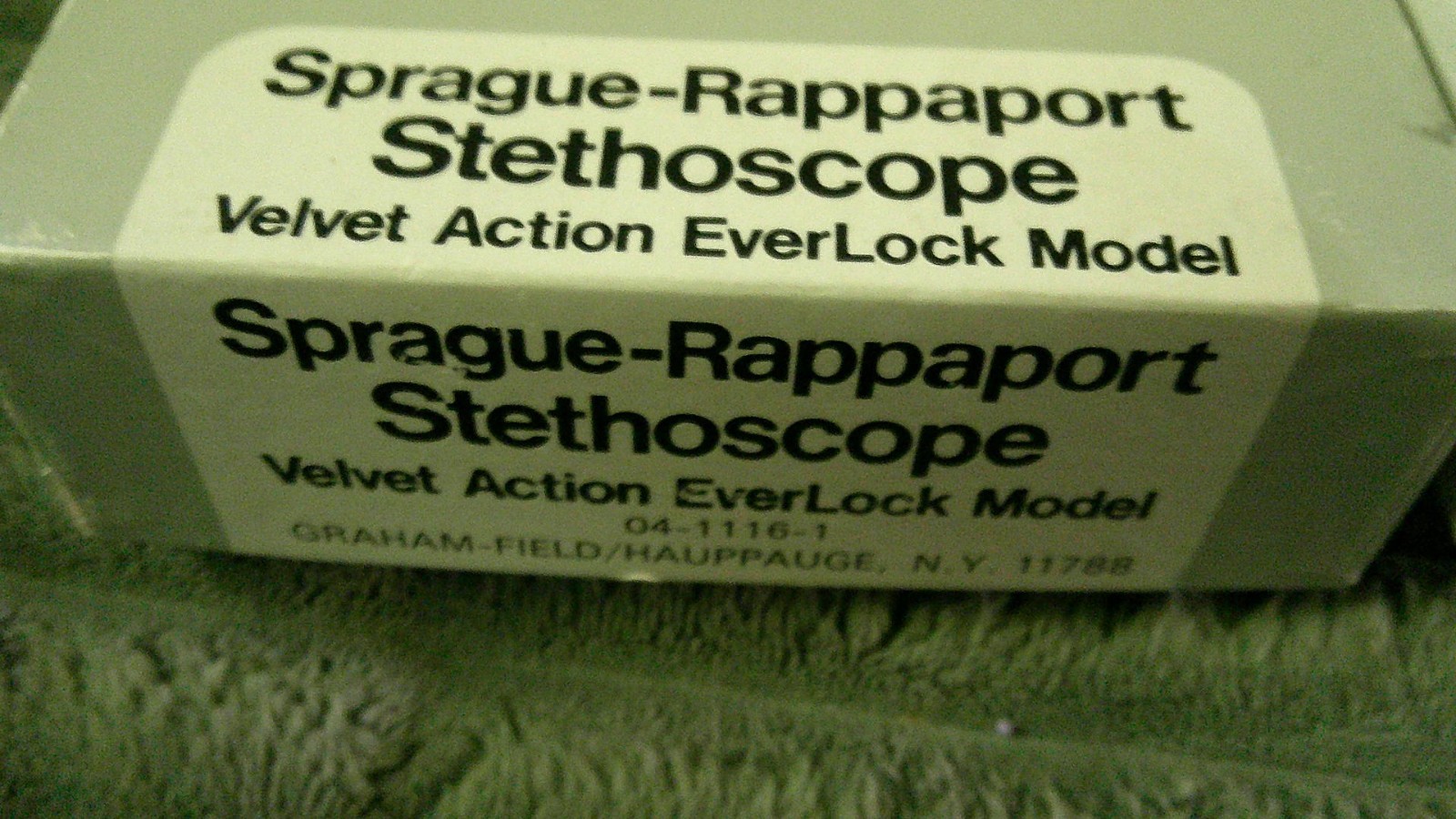 Grahmn-Field Sprague-Rappaport Stethoscope Ever-Lock Model