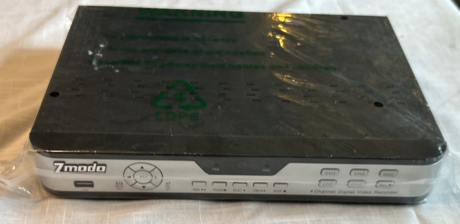 ZMODO D9104BH 4 Ch Digital Video Recorder DVR H264 -No Power Cord-