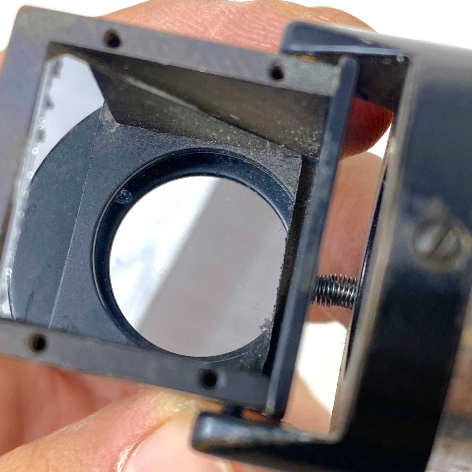 Leitz Wetzlar Microscope 90 Degree Projection Mirror Made in Germany