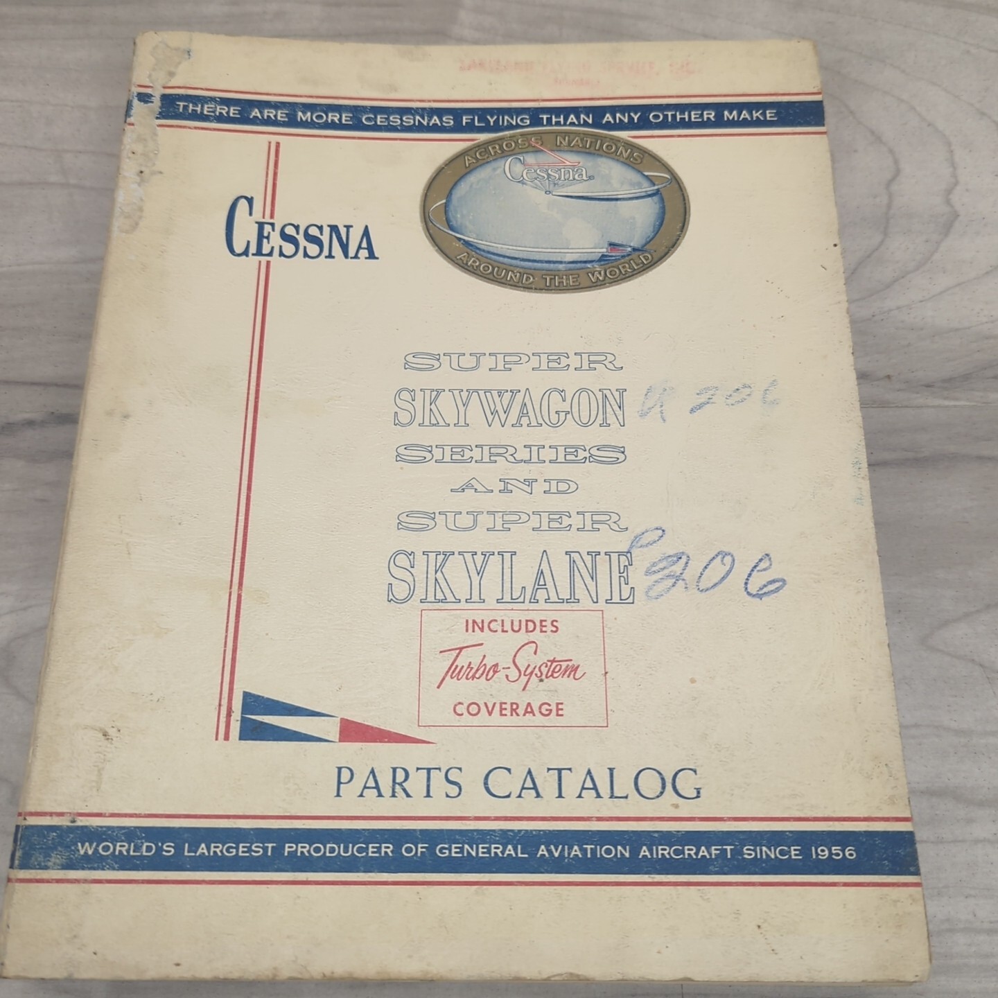 Cessna Super Skywagon Series & Super Skylane 1965 Parts Catalog Aviation