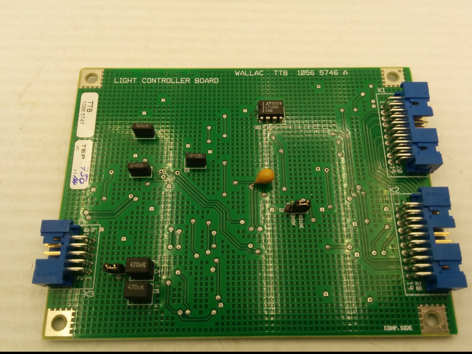 WALLAC 10865747 LIGHT CONTROLLER BOARD, P.C. ASSEMBLY, NIB