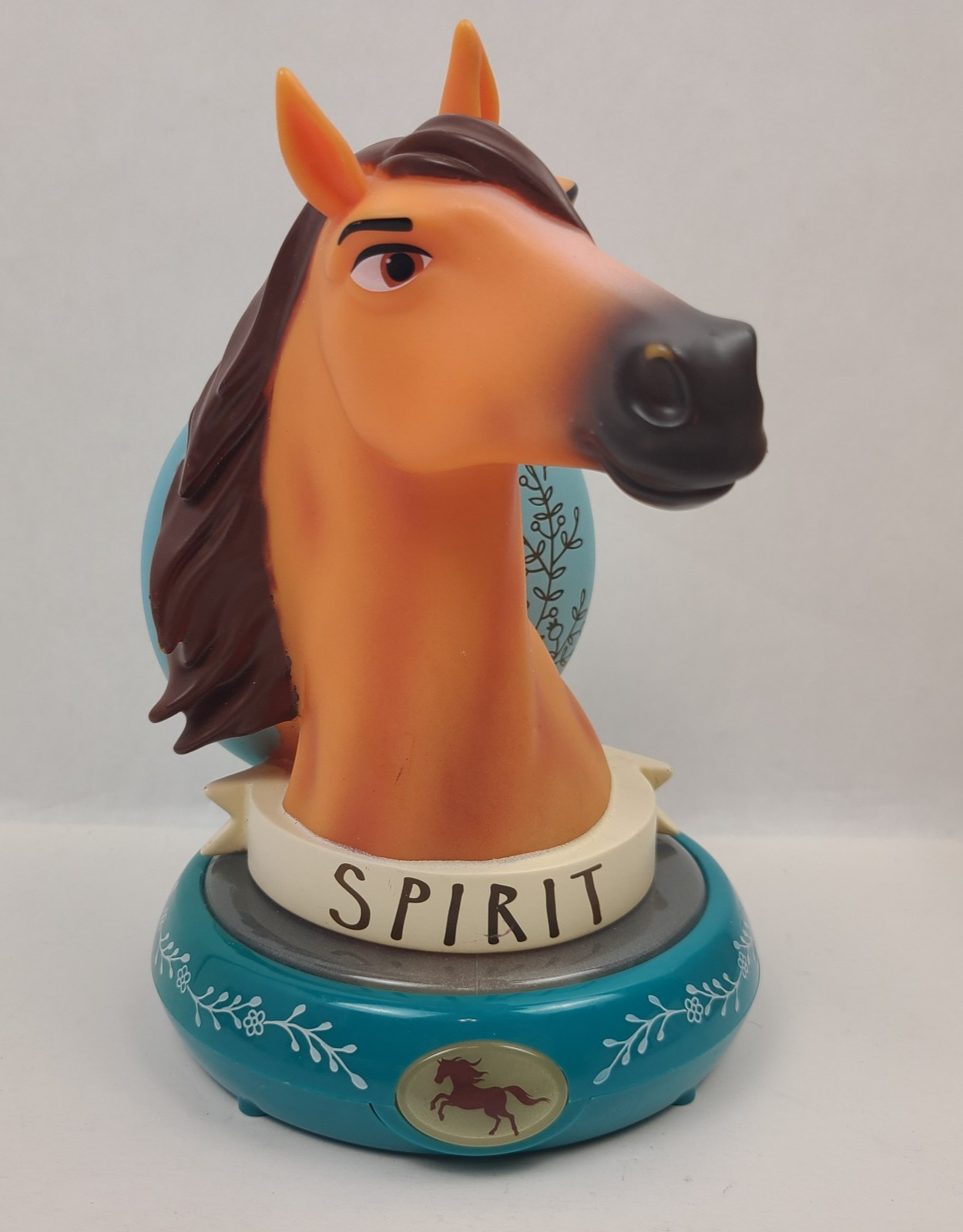 Spirit Riding Free Night Light Stallion of The Cimarron Horse Figurine Lamp 9"
