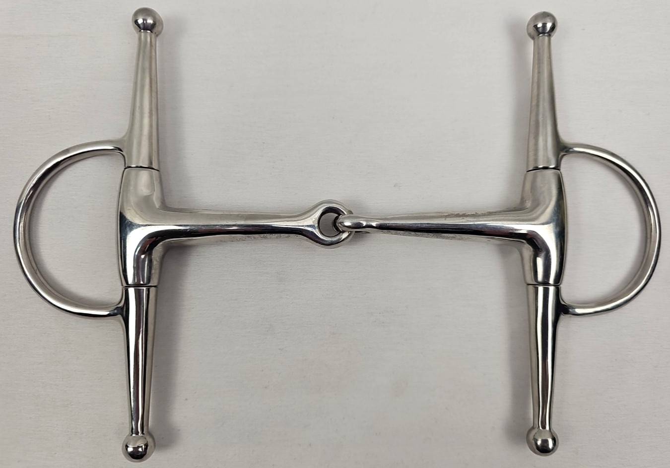Full Cheek 5" Egg Butt Stainless Snaffle Bit English Hunter Jumper Pleasure