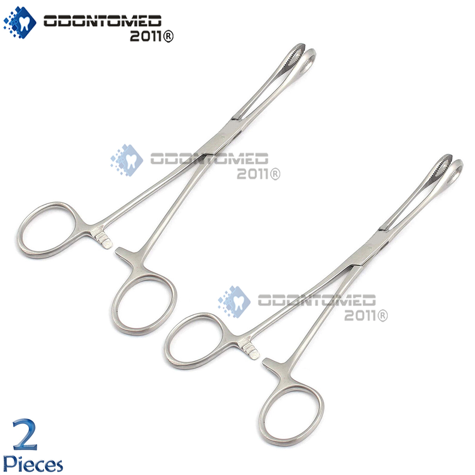 2 PACK BODY PIERCING Hemostat Forceps Surgical SPONGE CLAMP 9" Tool