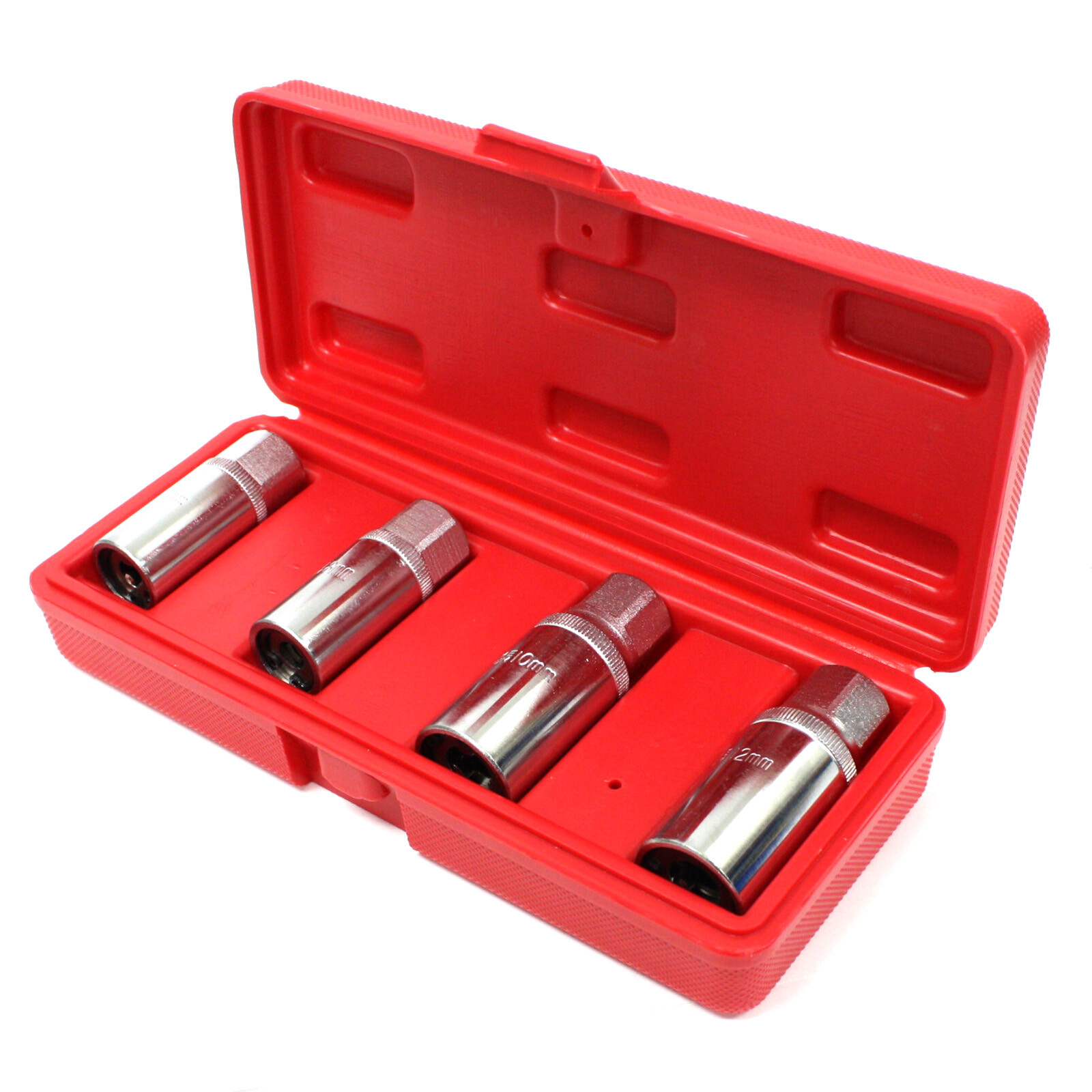 4 pc Socket Stud Screw Remover Extractor Installer Roller Bearing 6, 8, 10, 12mm