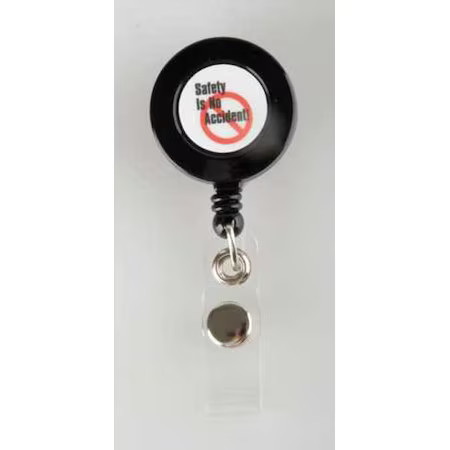 Quality Resource Group 21Gbhsa Badge Holder, Safety Is No Accident, Pk10
