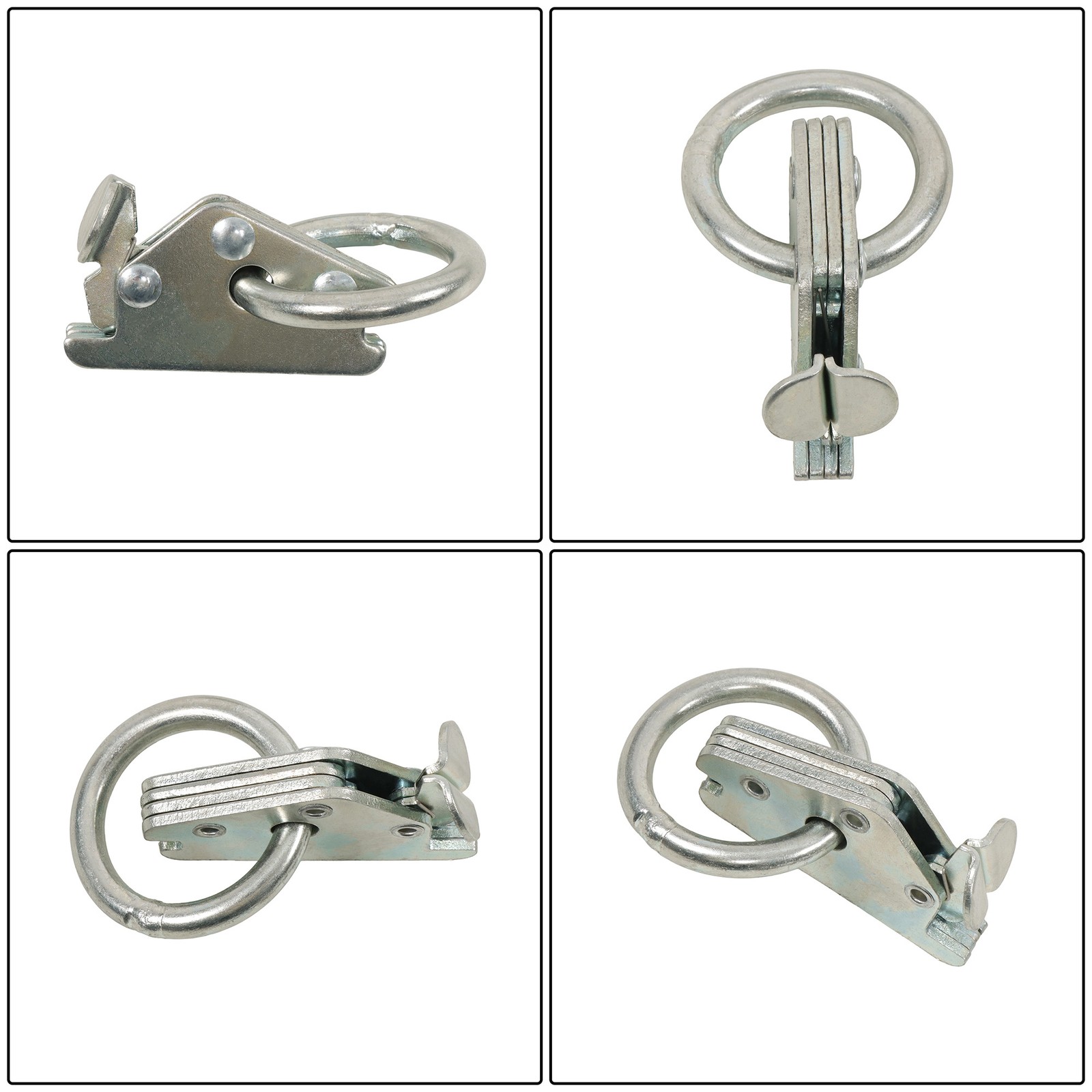 Labwork 32 Pack 8' E Track Tie Down Rail Kit 8x 8' E-Track 8x O-Rings 8x D-Rings