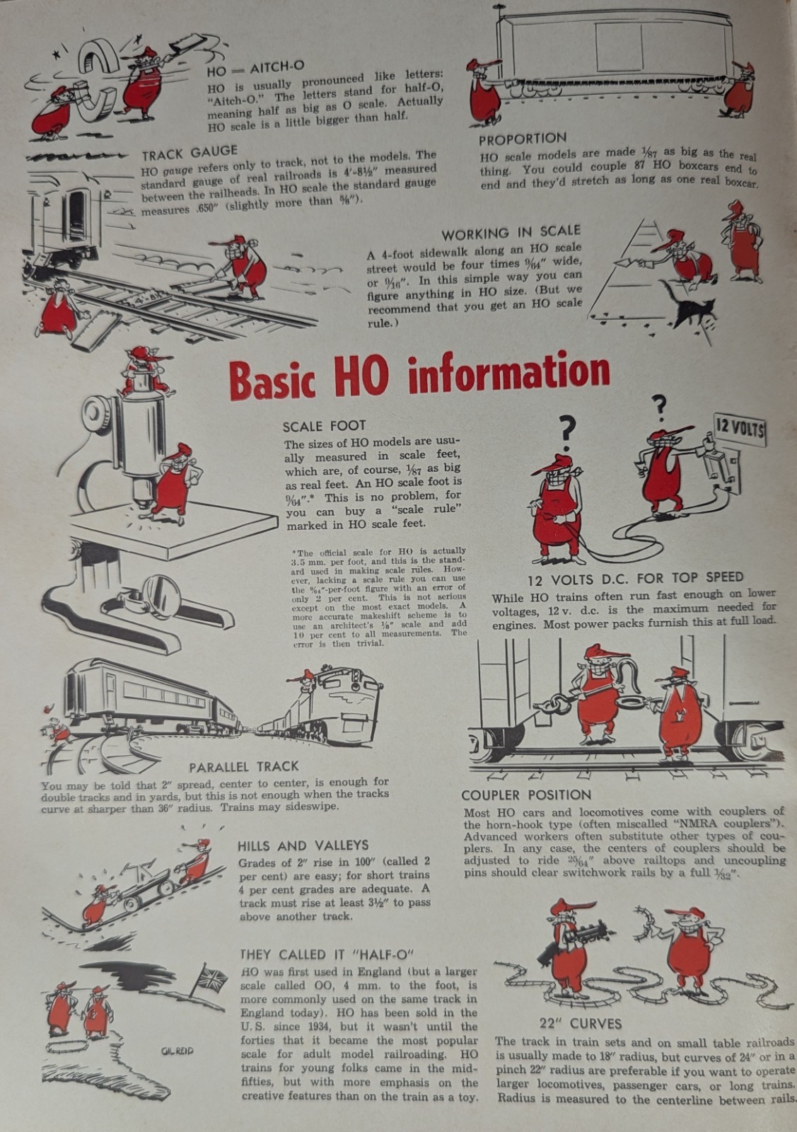 ***VINTAGE 1964 HO PRIMER MODEL RAILROADING FOR ALL BOOKLET***