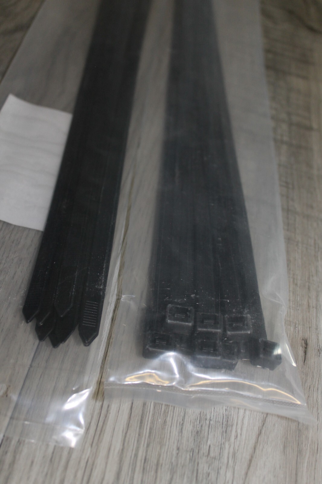2 x 10 24" Heavy-Duty Black Cable Zip Ties 180lb Tensile Strength Nylon