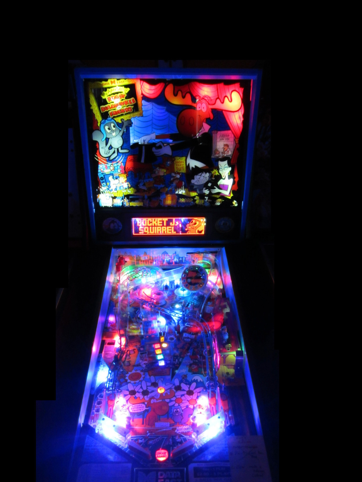 ROCKY and BULLWINKLE - NON GHOSTING Lighting Kit SUPER BRIGHT PINBALL LED KIT