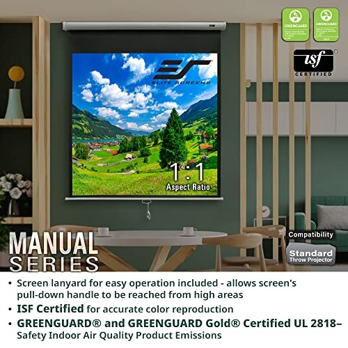 Manual Series, 80-INCH Pull Down Manual Projector 80" 16:9, aspect ratio