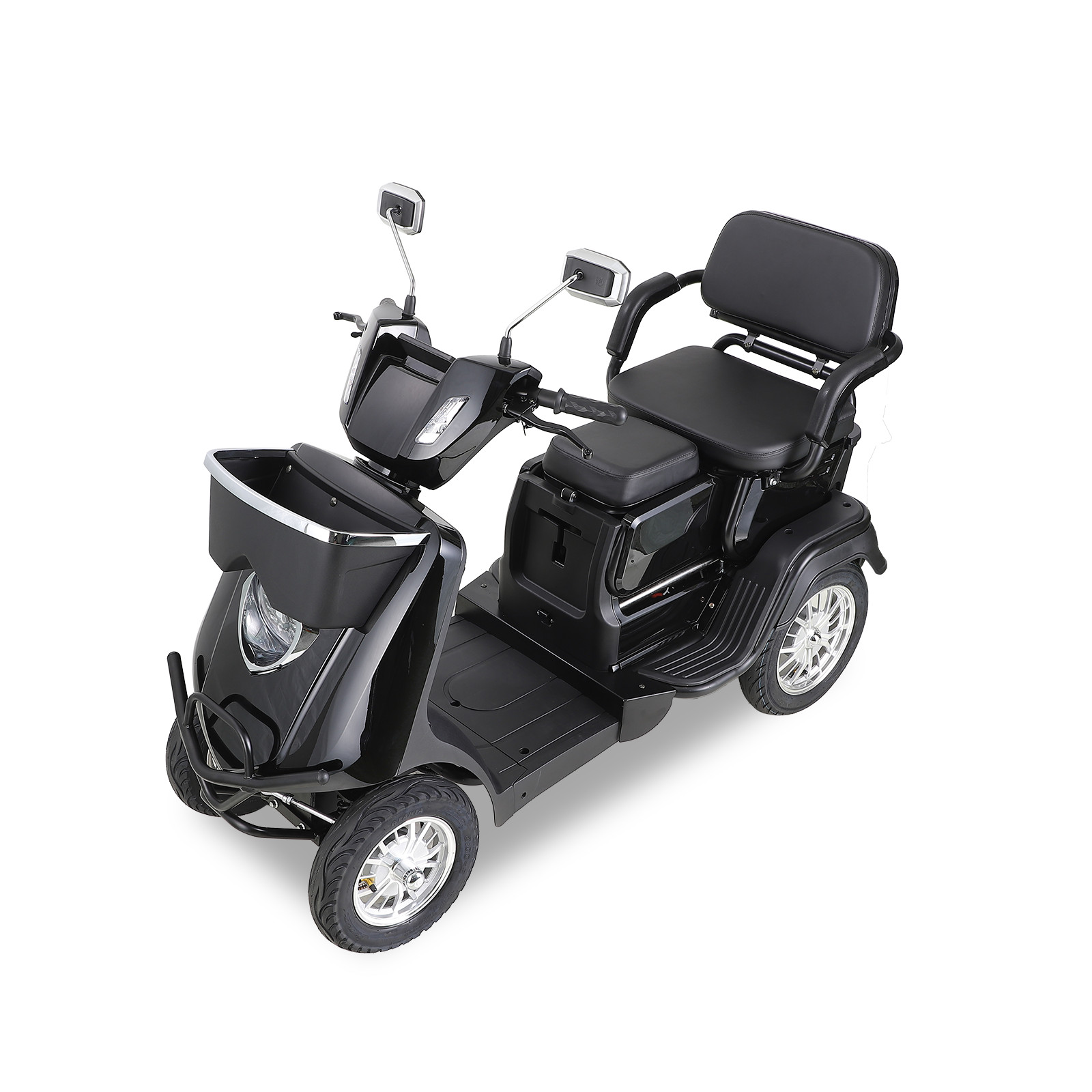 1000W Heavy Duty 4 Wheels 2-Seat Mobility Scooter for Seniors & Adults 500 lbs