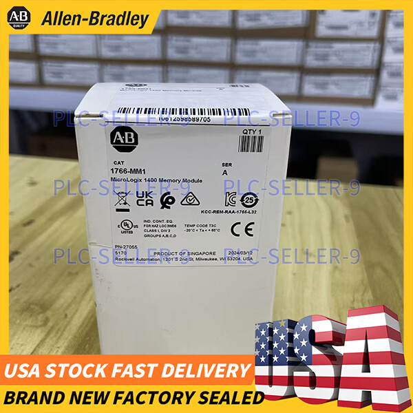 Factory Sealed Allen Bradley 1766-MM1 Memory Module Free Shipping