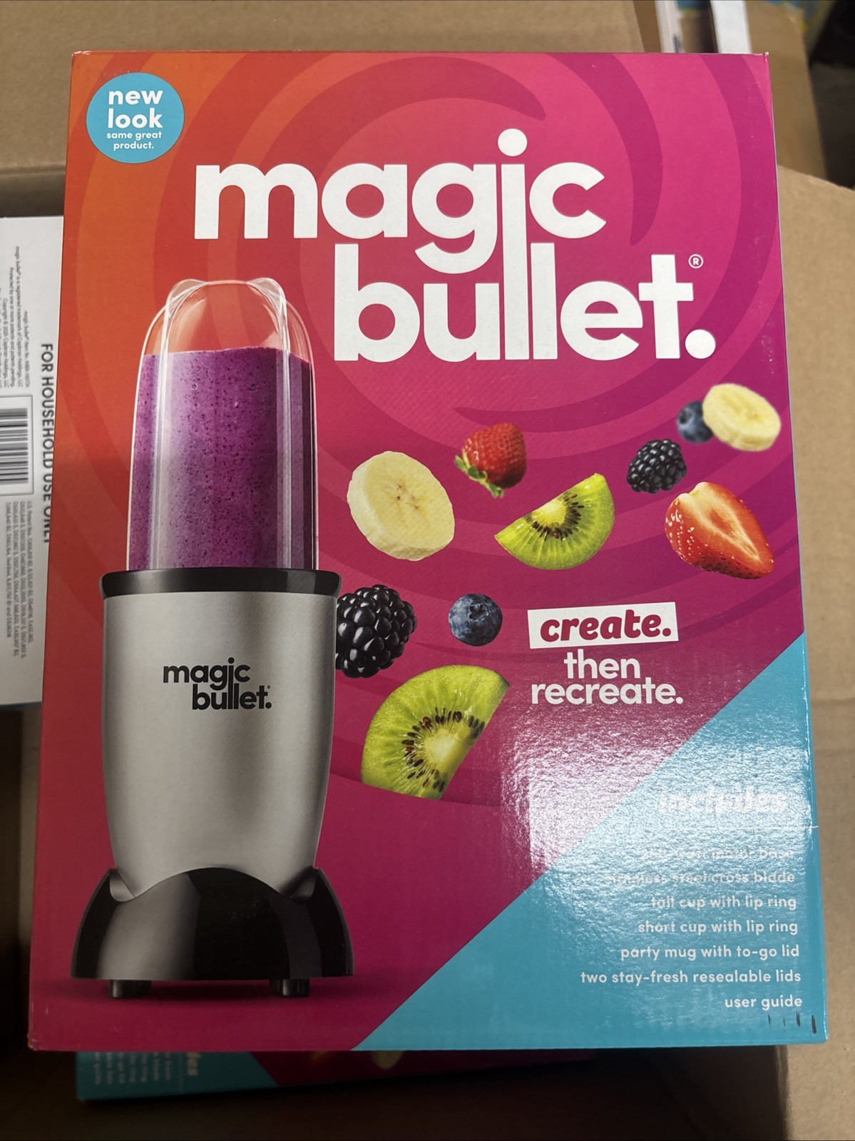 Magic Bullet Blender, Small, Silver, 11 Piece Set