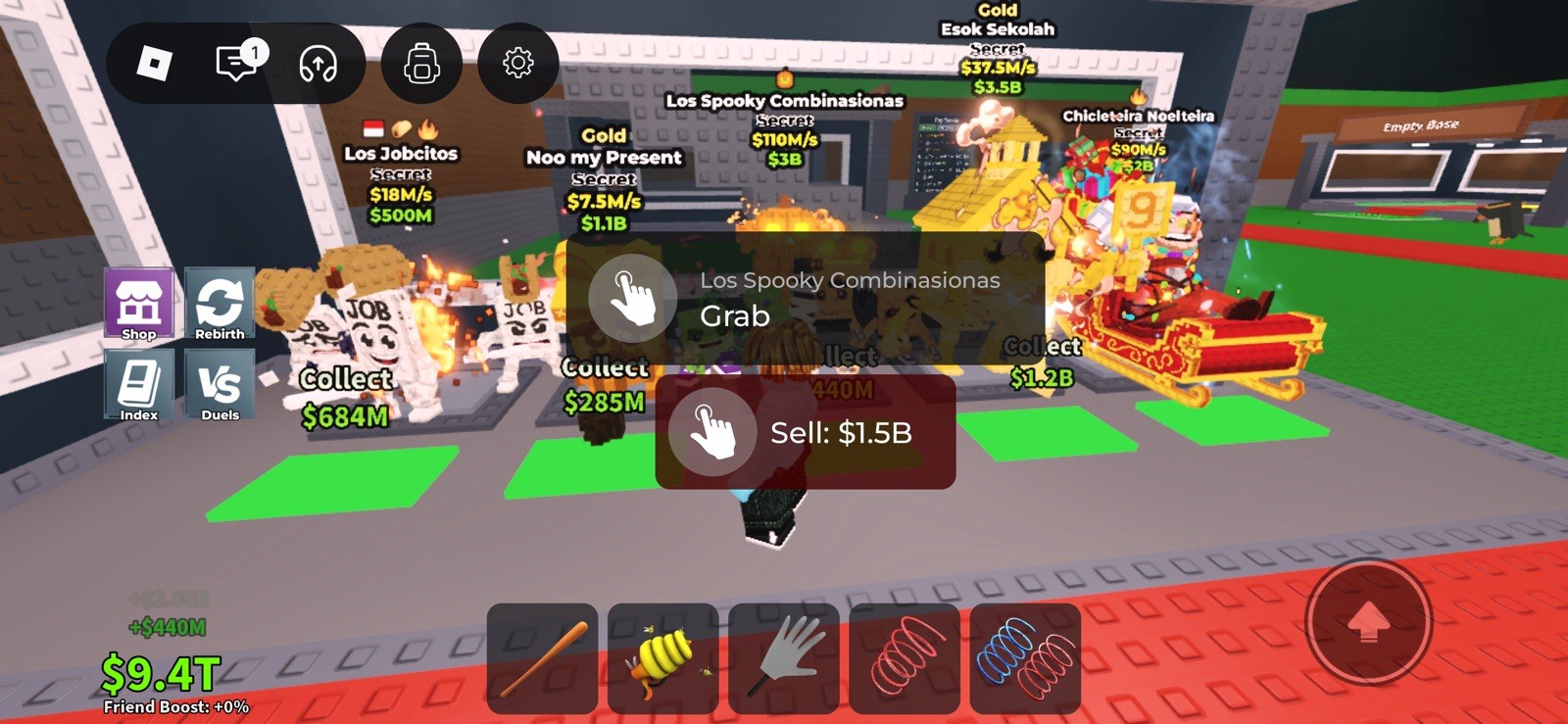 Selling my full base for any price