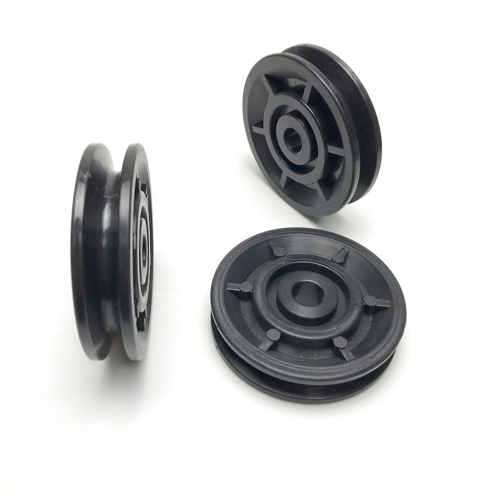 Plastic Pulley Roller 75mm for Cable Crossover and Functional Training Rigs