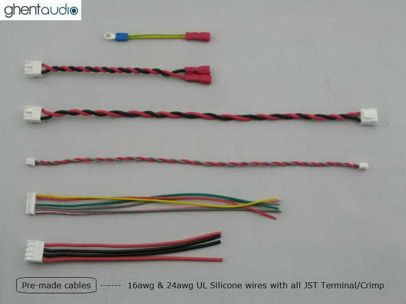 ghentaudio ASX250-SR(B) /w pre-made wires DIY Case-Kit for ICEpower 250ASX2