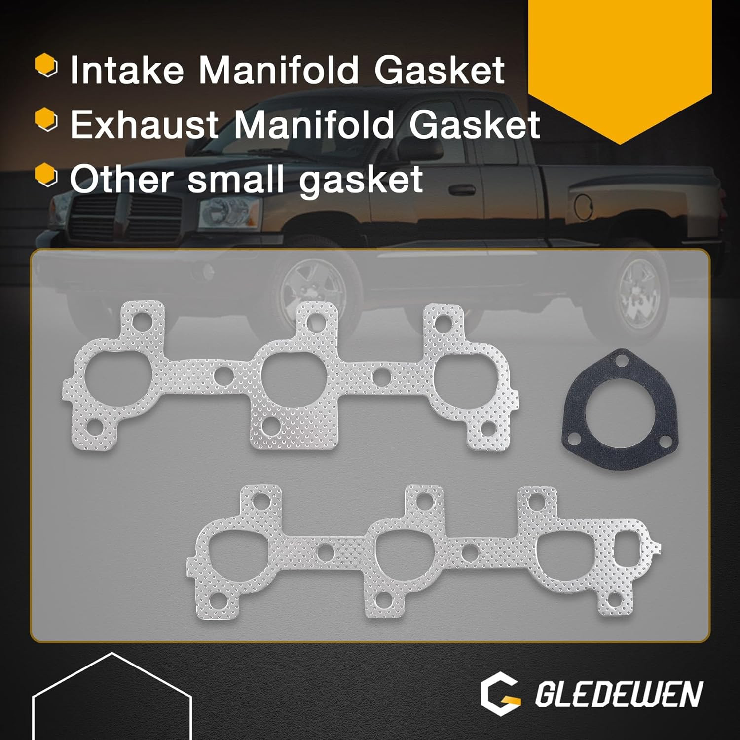 Head Gasket Set w Bolts for Dodge Dakota Jeep Grand Cherokee Ram V6 3.7L