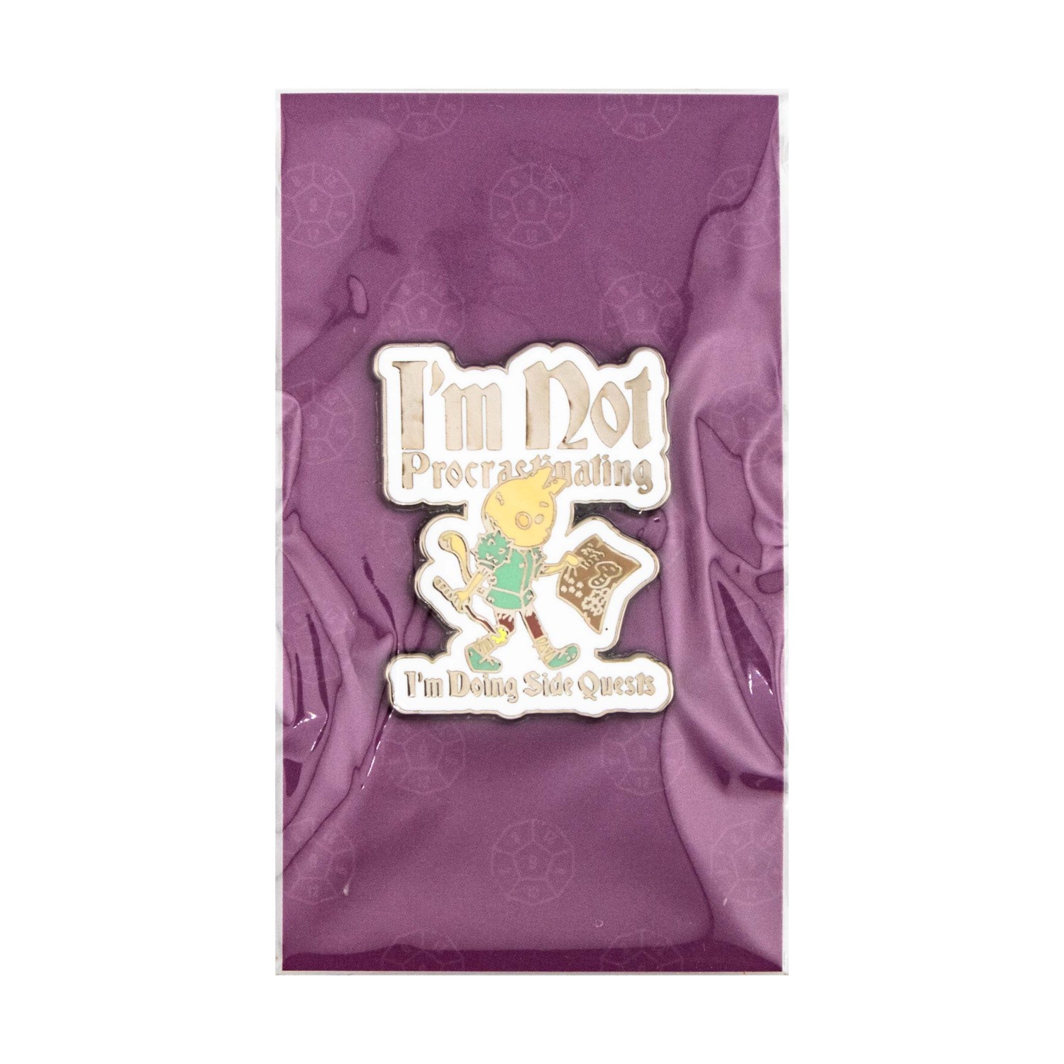 Mimic Gaming Pins Not Procrastinating Side Quest Pin New