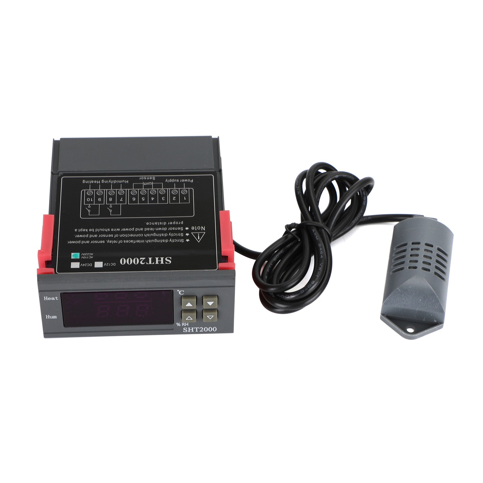SHT2000 AC110~230V 10A Temperature Humidity Hygrometer Thermostat Control Sensor