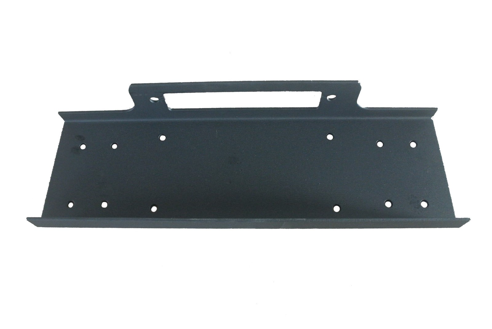 TrailFx WA017 Winch Mount Fixed Flat for 12000LB Black Powder Coat