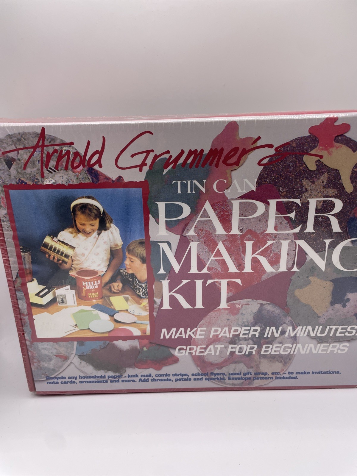Papermaking Kit Arnold Grummer's Tin Can Sealed Brand New