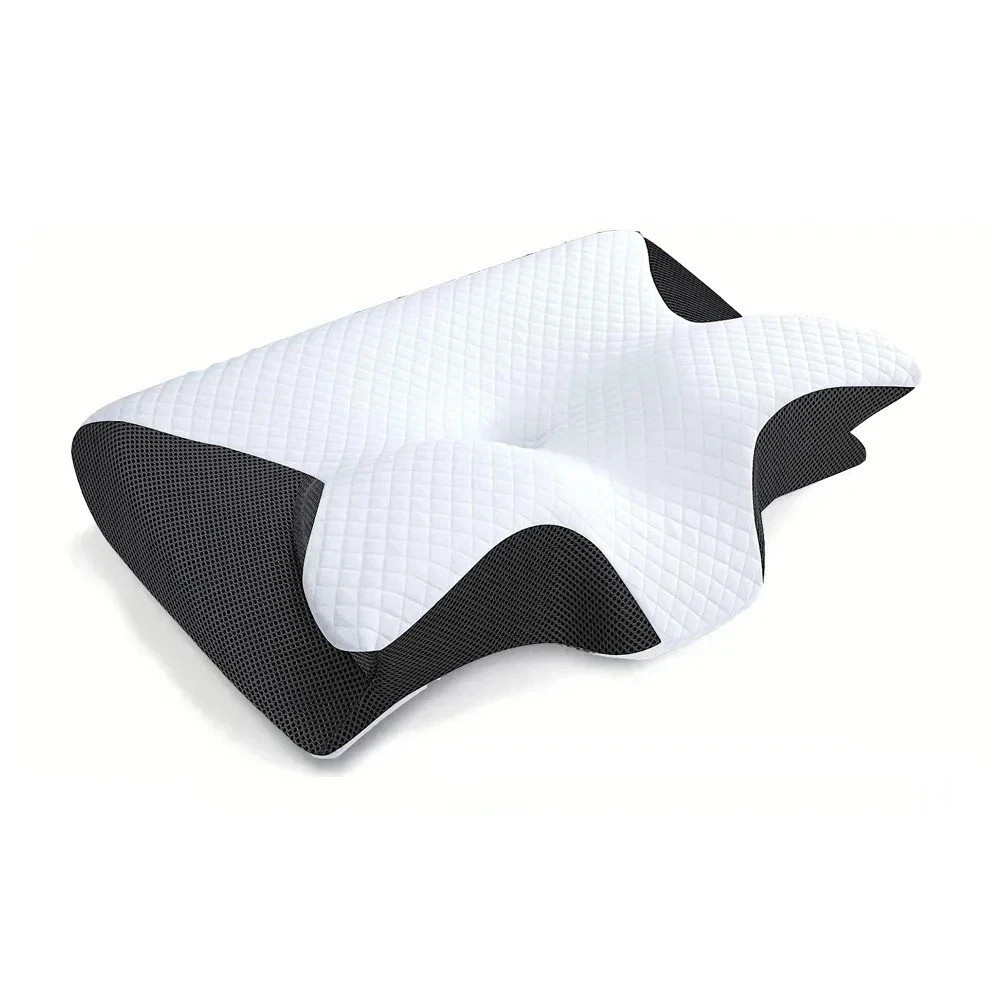 Deep Sleep Memory Foam Cervical Neck Pillow | Ergonomic Spine Support