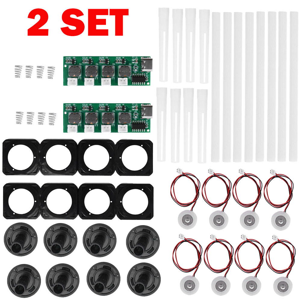 2x TypeC Humidifier DIY Kits Ultrasonic Mist Maker Driver Circuit Board 4 Fogger