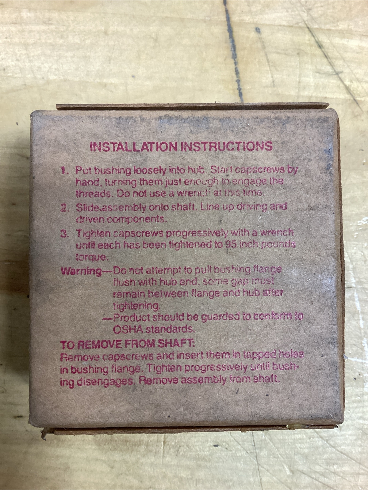 BROWNING 3X580 SPLIT TAPER BUSHING SEALED BOX E22