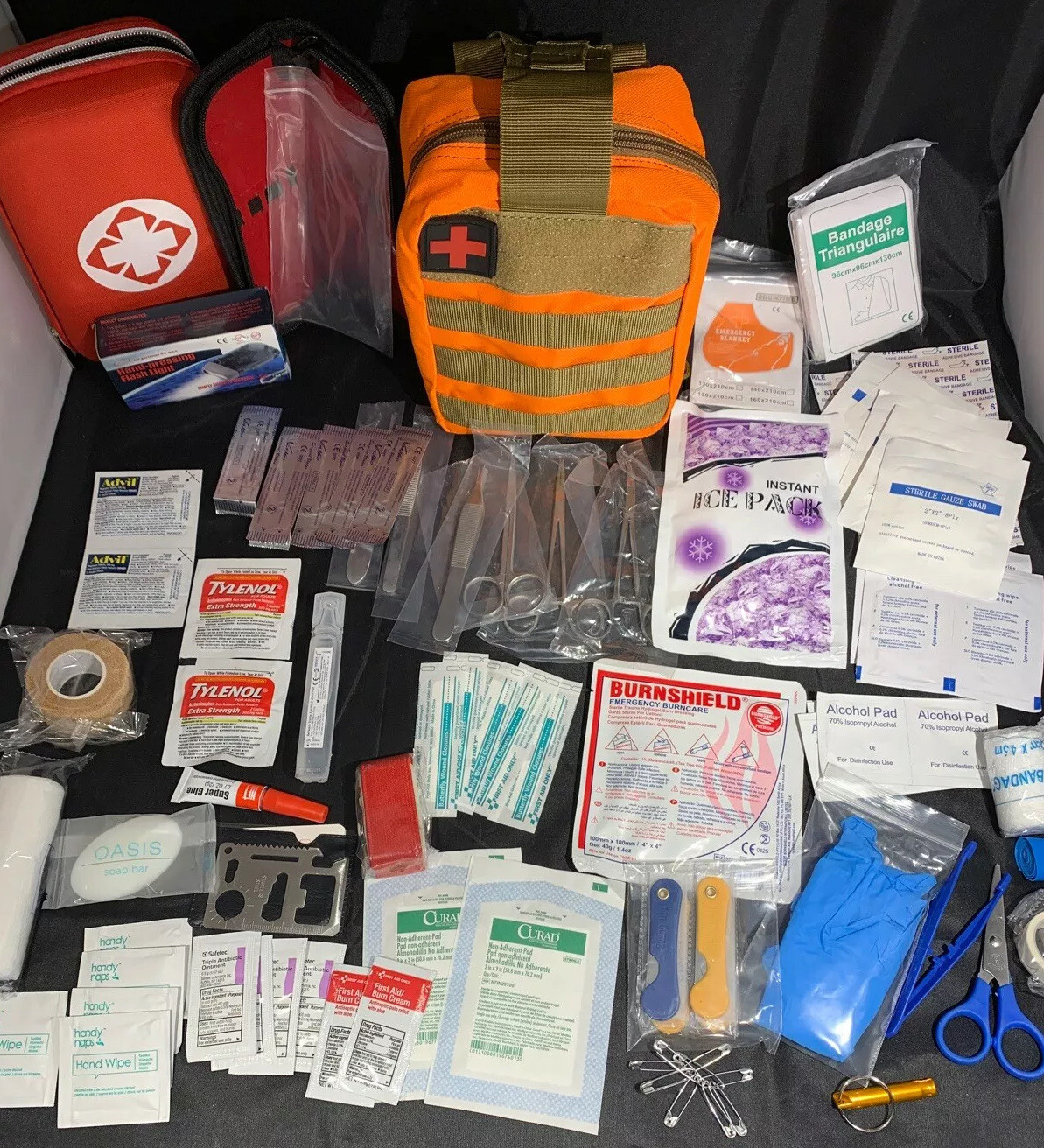 Off Grid  First Aid Kit Surgery Bag Medical Molle Emergency Survival Supplies