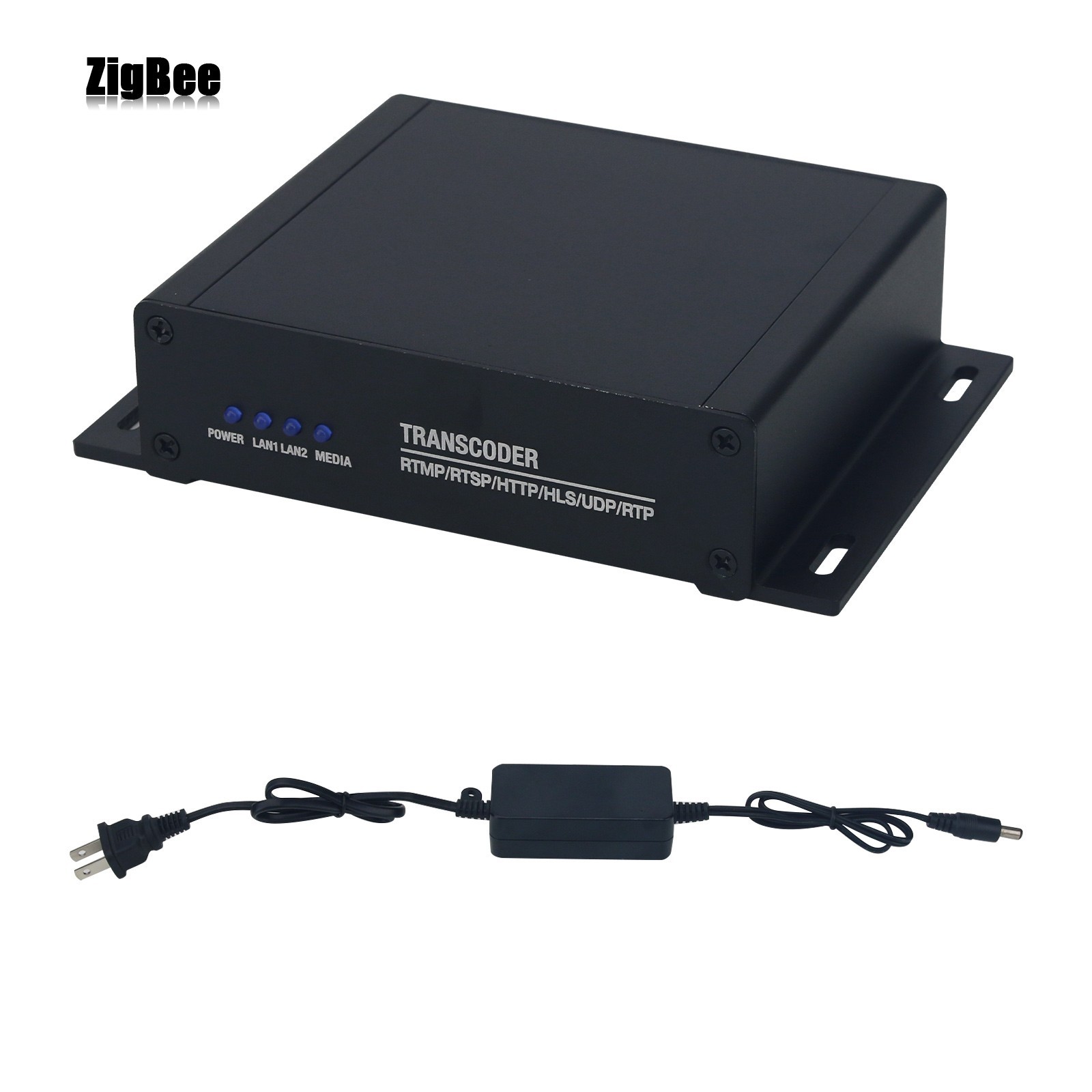 H.265/H.264 9-Channel Network Transcoder RTSP to RTMP Network Camera I