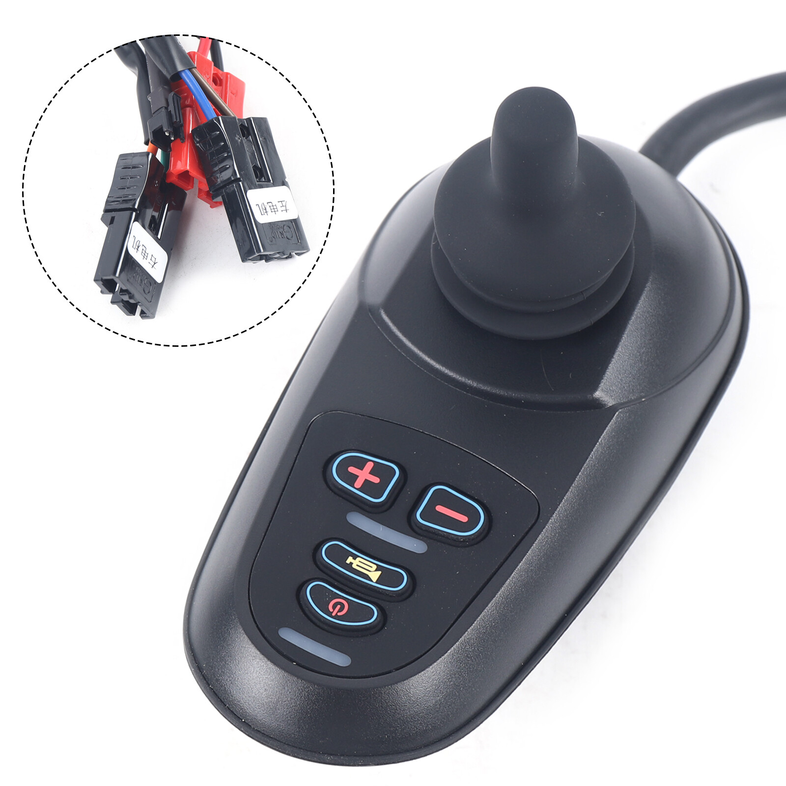 Waterproof Electric Power Wheelchair Controller Part Accessories 4 Keys Joystick