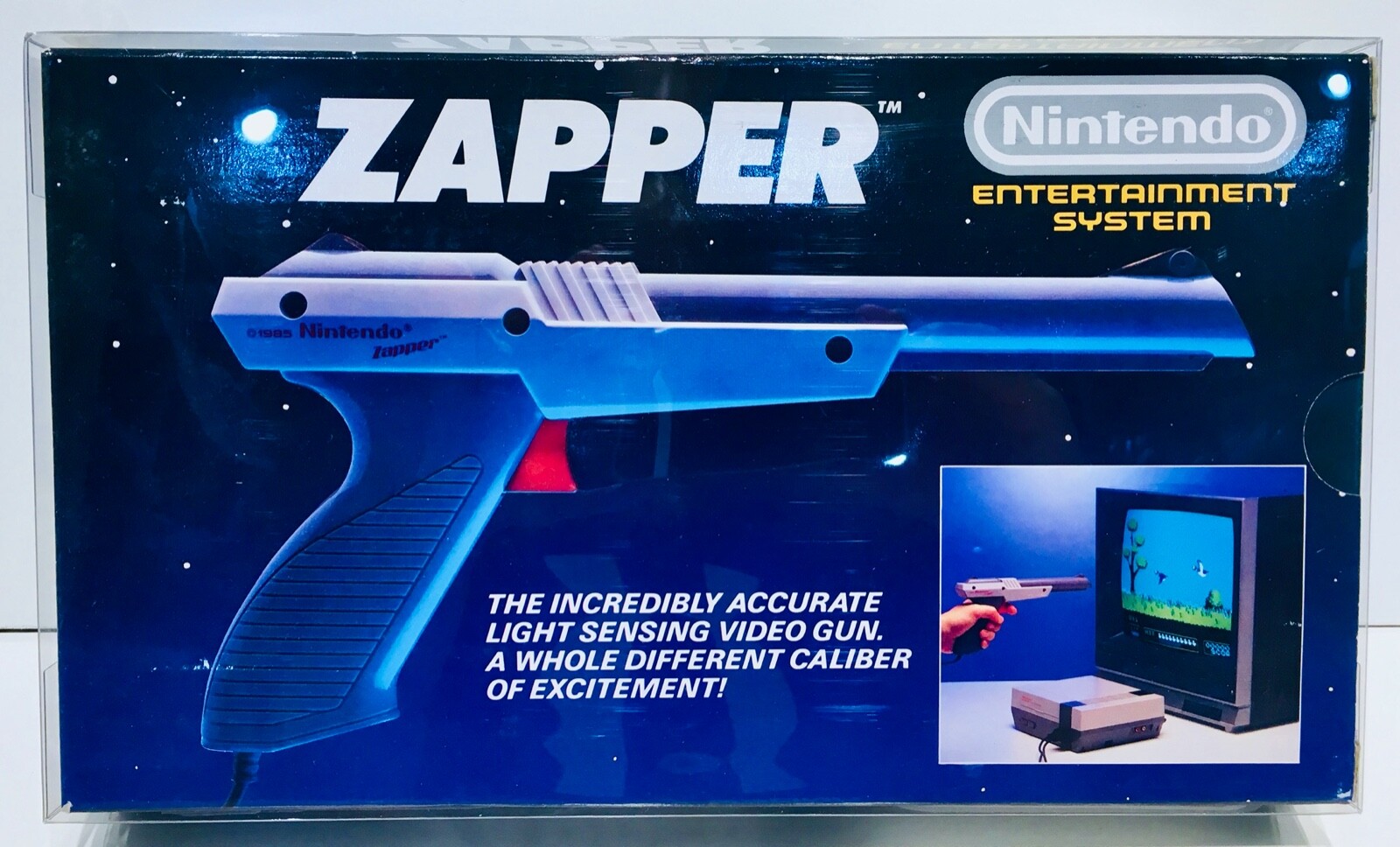1 Box Protector for the NES ZAPPER Box! See pictures! Custom Made Display Case
