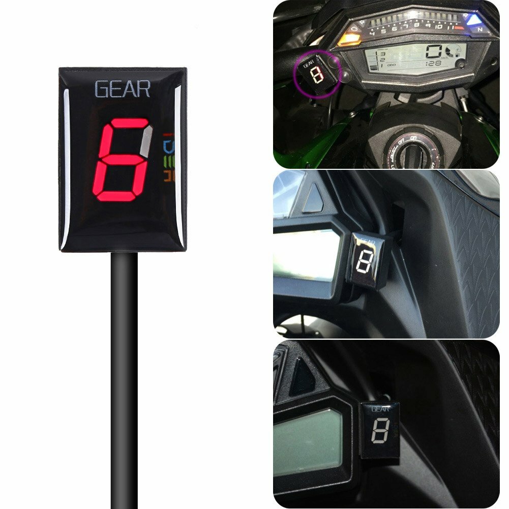 Motorcycle Gear Indicator RED LED Display for Ducati Monster Scrambler Hyper