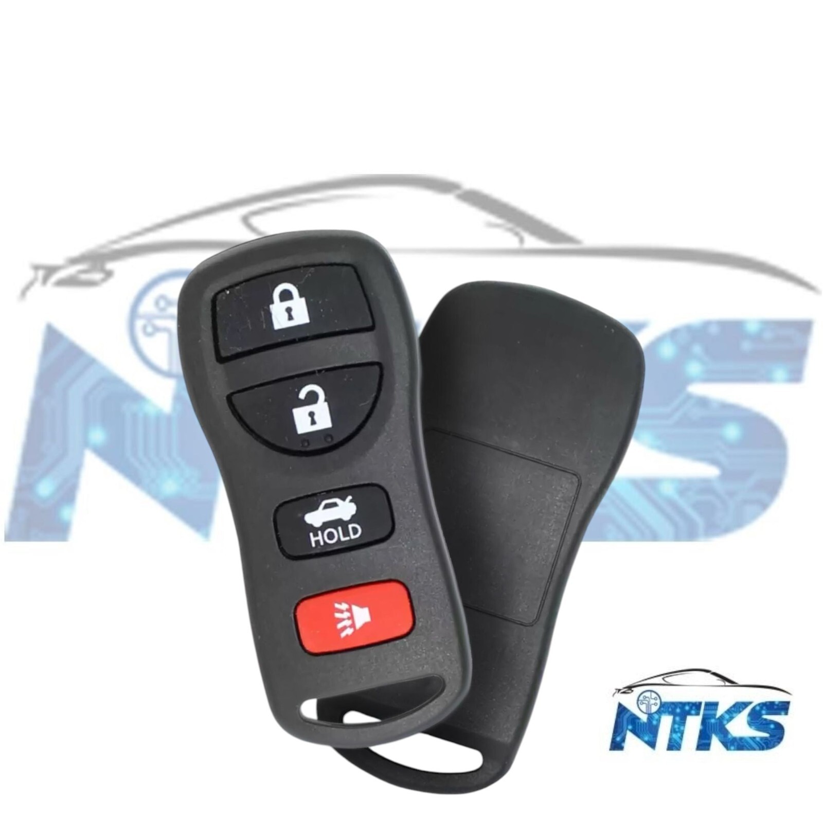 Xhorse Wire Remote Nissan Style Separate 4 Buttons XKNI00EN