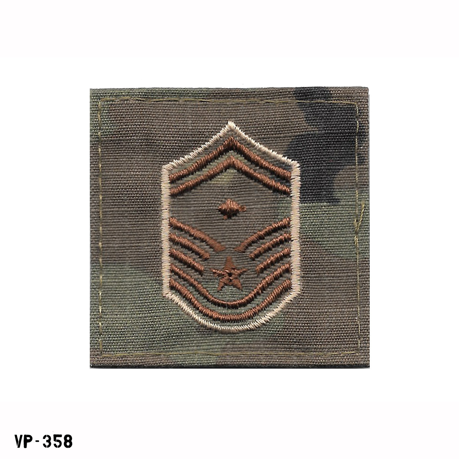 Senior Master Sergeant Diamond E8 ~ US Air Force OCP Hook Back Tab ~ NEW