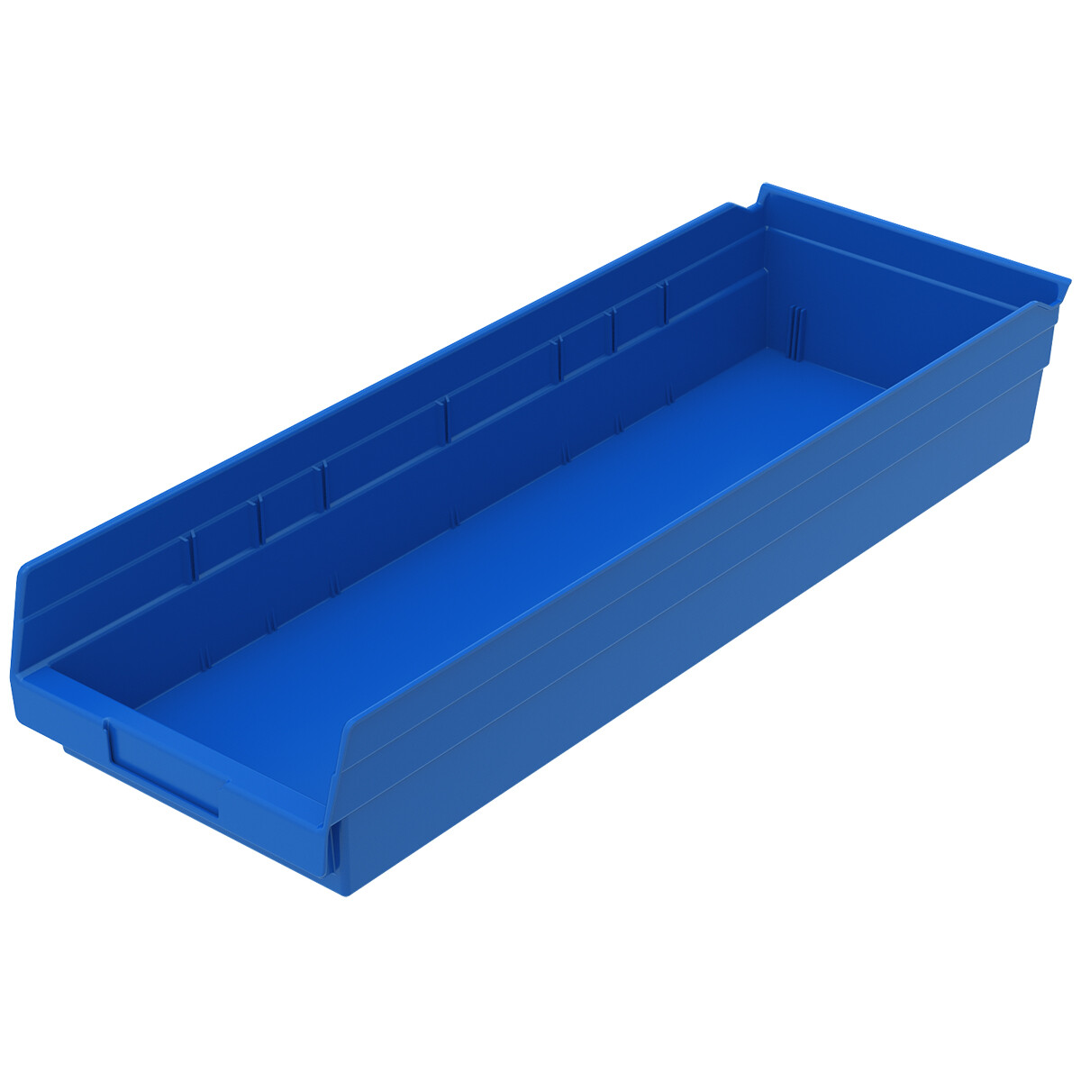 (6 Pack) 30184 Akro-Mils   23-5/8" x  8-3/8" x 4" Shelf Bin Storage Container