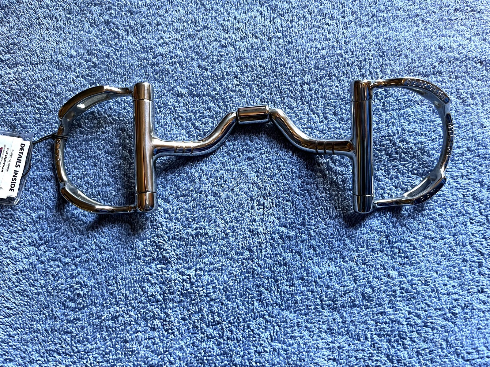 New 4.5” Myler Ported Dee English Bit With Hooks