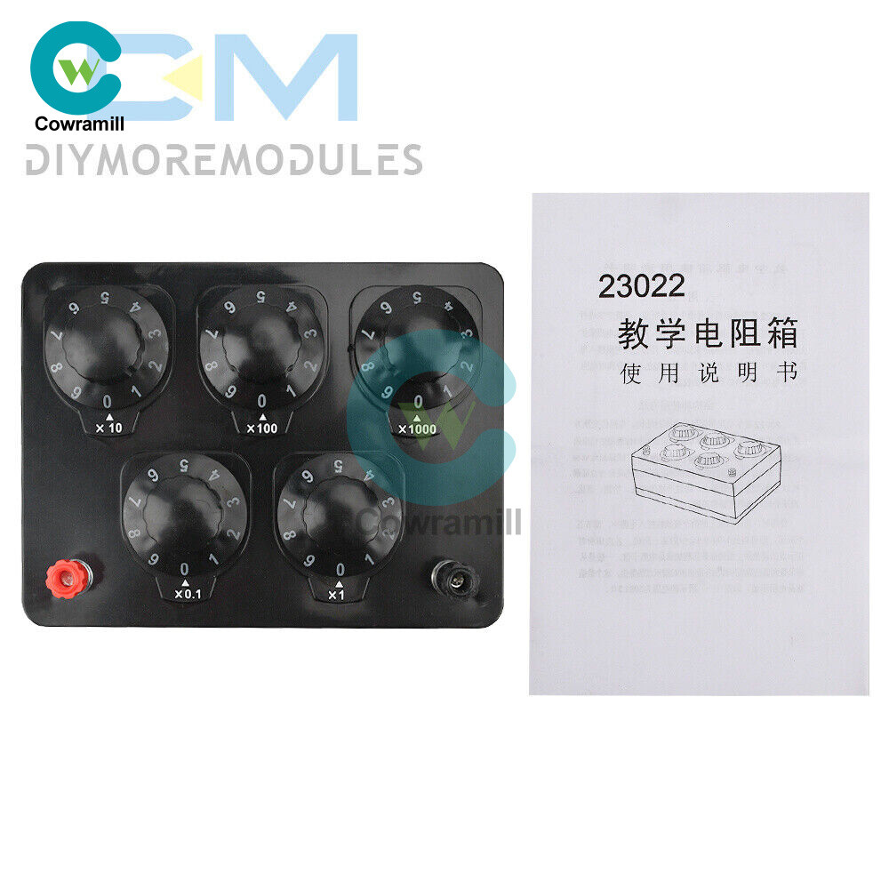 0-9999.9Ohm Variable Resistance Box Decade Resistor For Physical Resistance Box
