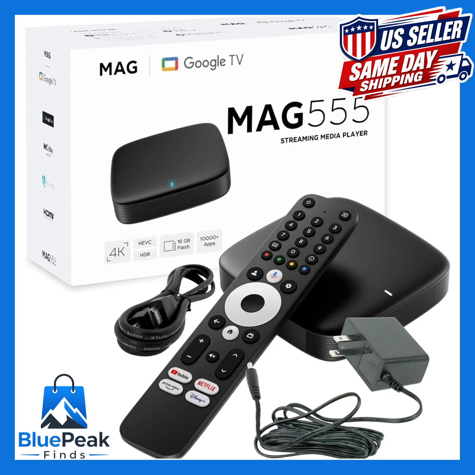 INFOMIR MAG555 4K Streaming Media Player with Google TV, 4K HDR at 60 FPS - USA