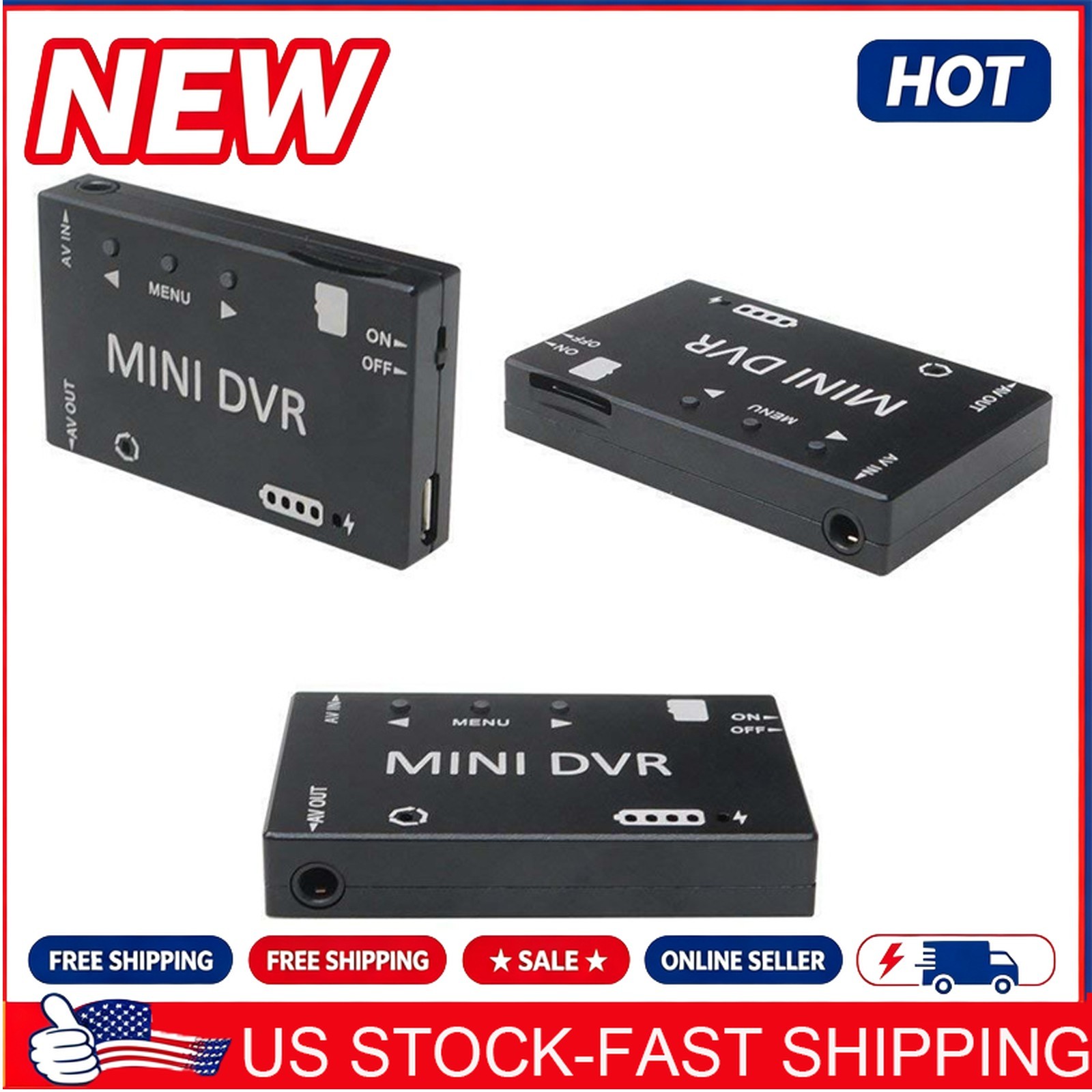 Mini DVR 5.8G-FPV Video Recorder Module CVBS Signal Input For 32GB TF Card NEW