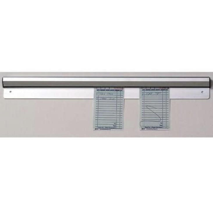 Restaurant Ticket Holder Receipt Organizer 48" Bar Kitchen Hanging Rack Slide