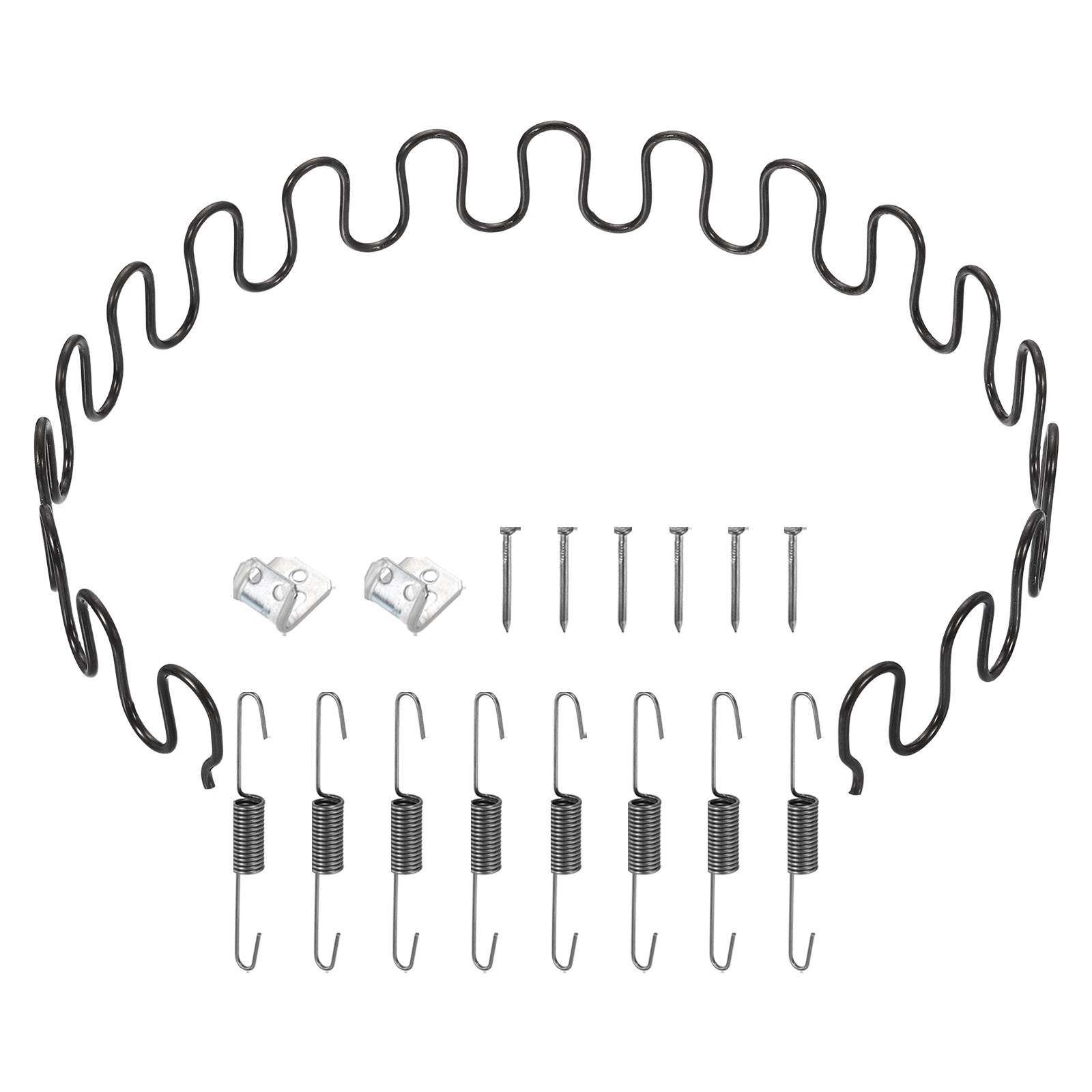 31.5" Upholstery Spring Replacement Kit, Sagging Cushions Repair Kit Black