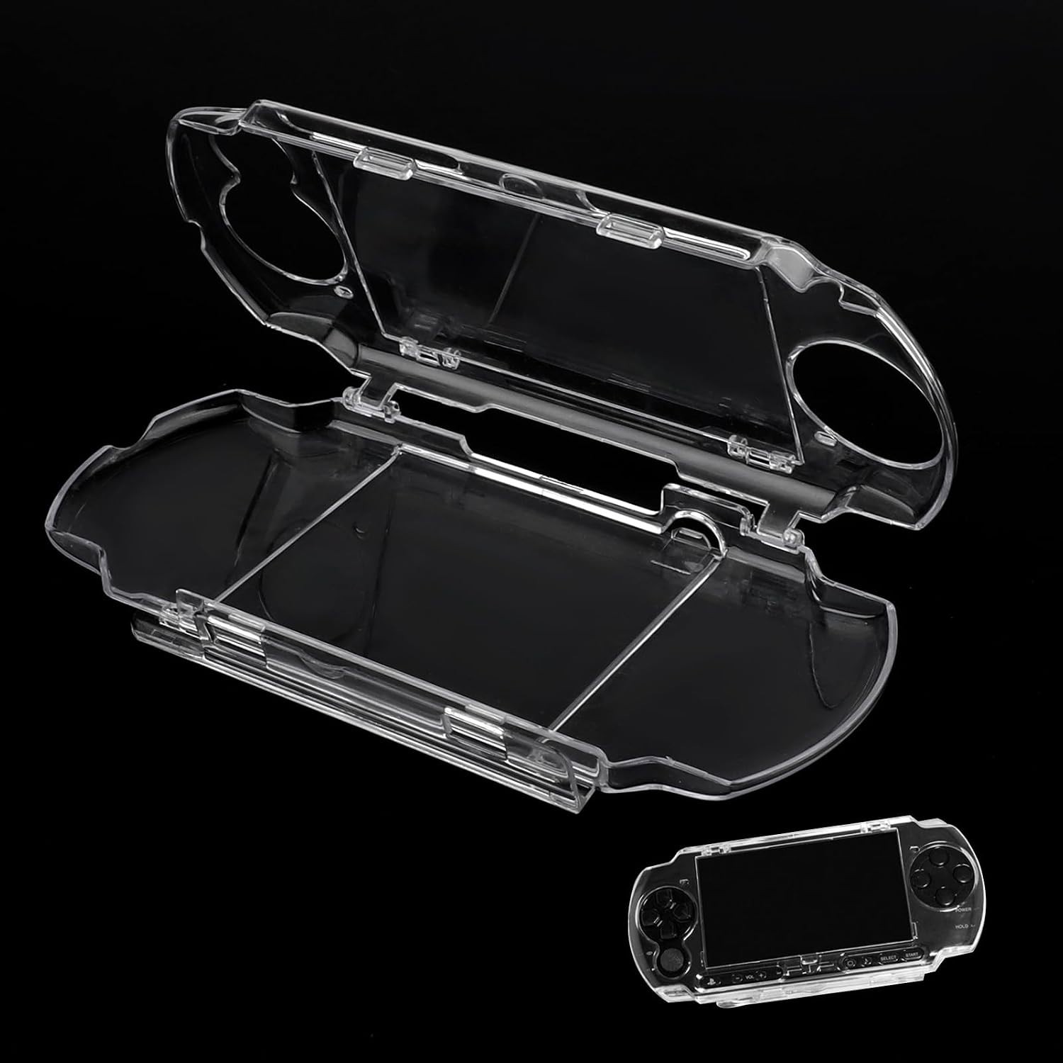 Hard Shell Case Cover Compatible with PSP 2000/3000,Transparent Protective Ca...
